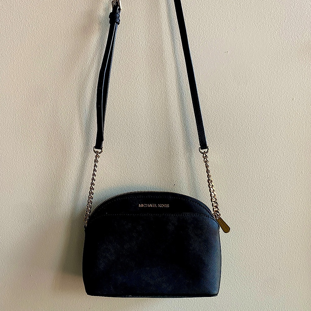 SOLD Michael Kors Cindy Dome Leather Crossbody
